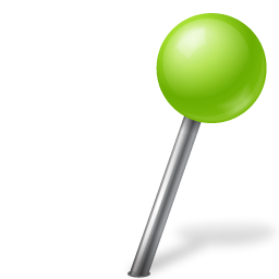 Map Marker Ball Right Chartreuse Icon 256x256 png