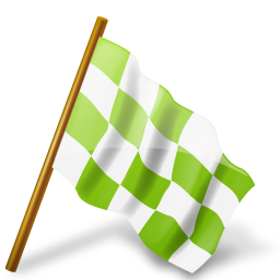 Map Marker Chequered Flag Right Chartreuse Icon 256x256 png