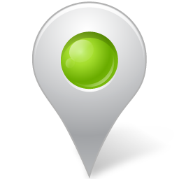 Map Marker Inside Chartreuse Icon 256x256 png