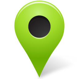 Map Marker Outside Chartreuse Icon 256x256 png