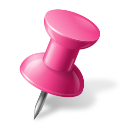 Map Marker Pushpin 1 Right Pink Icon 256x256 png