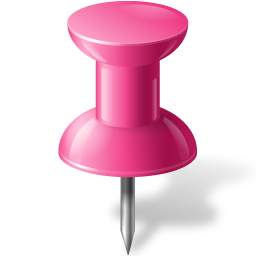 Map Marker Pushpin 1 Pink Icon 256x256 png
