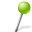 Map Marker Ball Right Chartreuse Icon 32x32 png