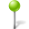 Map Marker Ball Chartreuse Icon 32x32 png