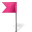 Map Marker Flag 4 Left Pink Icon 32x32 png