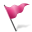 Map Marker Flag 5 Pink Icon 32x32 png