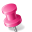 Map Marker Pushpin 2 Left Pink Icon 32x32 png
