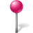 Map Marker Ball Pink Icon 48x48 png