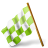 Map Marker Chequered Flag Left Chartreuse Icon 48x48 png