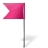 Map Marker Flag 4 Left Pink Icon 48x48 png