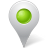 Map Marker Inside Chartreuse Icon 48x48 png