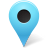Map Marker Outside Azure Icon