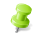 Map Marker Pushpin 2 Right Chartreuse Icon 48x48 png
