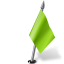 Map Marker Flag 2 Right Chartreuse Icon 64x64 png
