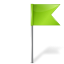 Map Marker Flag 4 Right Chartreuse Icon 64x64 png