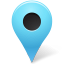 Map Marker Outside Azure Icon 64x64 png
