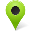 Map Marker Outside Chartreuse Icon 64x64 png