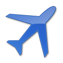 Airport Blue 2 Icon 128x128 png