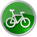 Bicycle Green Icon 128x128 png