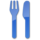 Restaurant Blue 2 Icon 128x128 png