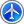 Airport Blue Icon 24x24 png