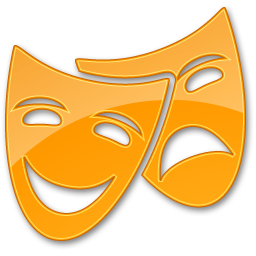 Theater Yellow 2 Icon 256x256 png