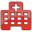 Hospital Red 2 Icon 32x32 png