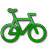 Bicycle Green 2 Icon 48x48 png