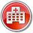 Hospital Red Icon