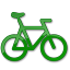 Bicycle Green 2 Icon 64x64 png