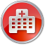 Hospital Red Icon 64x64 png