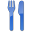 Restaurant Blue 2 Icon 64x64 png