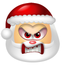 Santa Claus Angry Icon