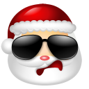 Santa Claus Cool Icon 128x128 png