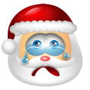 Santa Claus Cry Icon 128x128 png