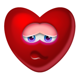 Heart Shy Icon 256x256 png