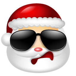 Santa Claus Cool Icon 256x256 png