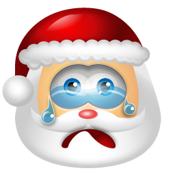 Santa Claus Cry Icon 256x256 png