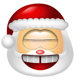 Santa Claus Laugh Icon 256x256 png