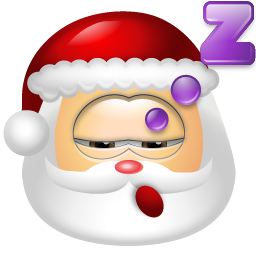 Santa Claus Sleep Icon 256x256 png