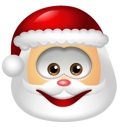 Santa Claus Smile Icon 256x256 png