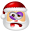 Santa Claus Beaten Icon 32x32 png