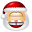 Santa Claus Laugh Icon 32x32 png