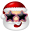 Santa Claus Stars Icon 32x32 png