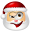 Santa Claus Wink Icon 32x32 png