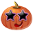 Pumpkin Stars Icon 48x48 png