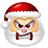 Santa Claus Angry Icon 48x48 png