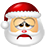 Santa Claus Sad Icon
