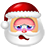 Santa Claus Shy Icon