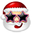 Santa Claus Stars Icon 48x48 png